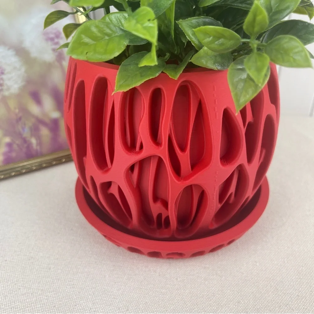 Indoor Flower Pot, The Slime Planter Pot, Houseplants, Ecofriendly